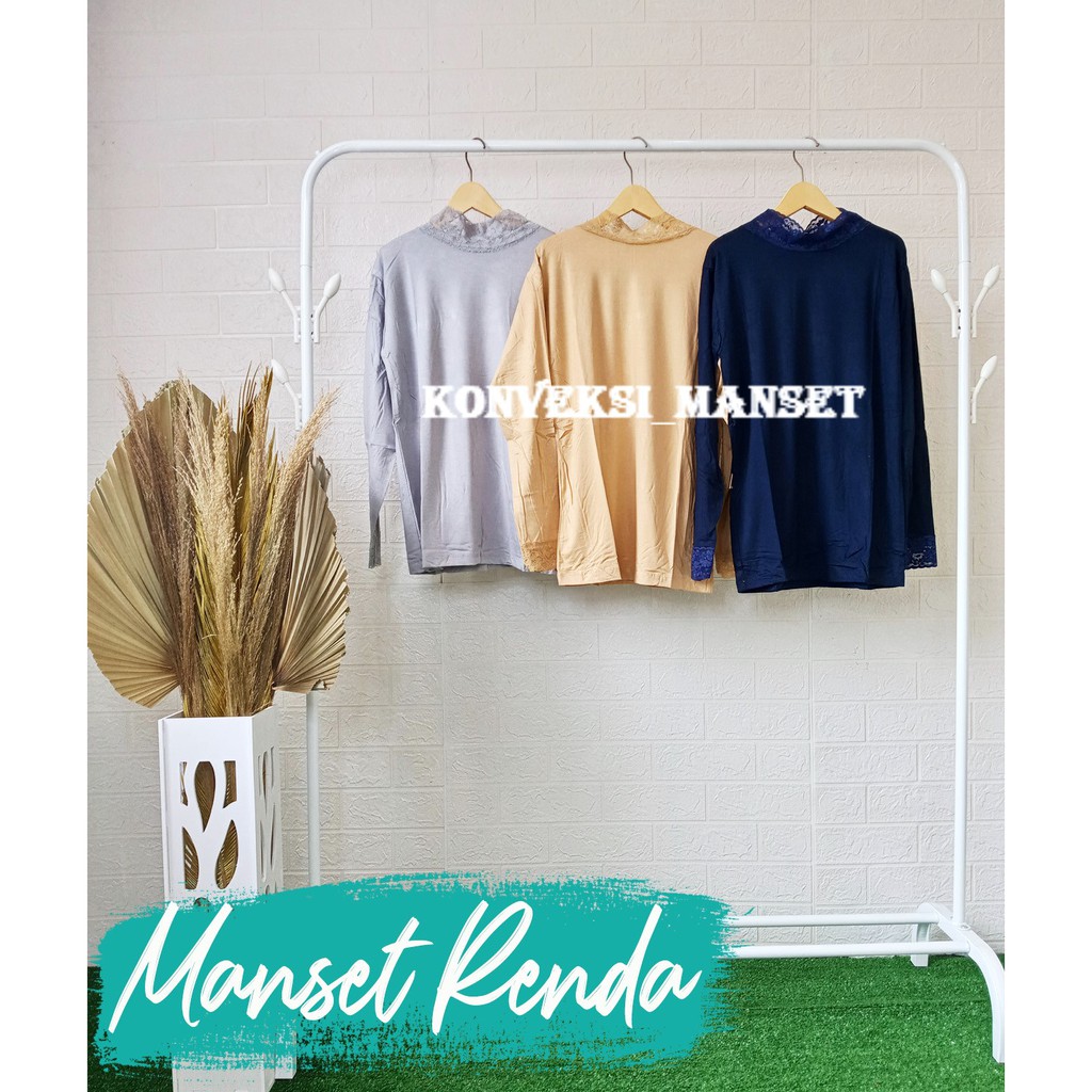 MANSET BAJU RENDA RAYON ADEM  DALAMAN KEBAYA UKURAN STANDAR  MURAH BISA COD