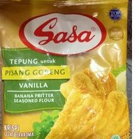 

Tepung pisang goreng vanila krispy crispy Sasa 210 gr yolins aneka bahan pangan