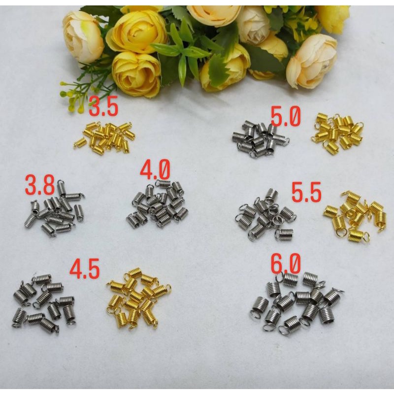 50 pcs Per Besi Ujung Tali| Per ujung Tali Masker|Per Ujung Tali Kalung Masker|Stopper