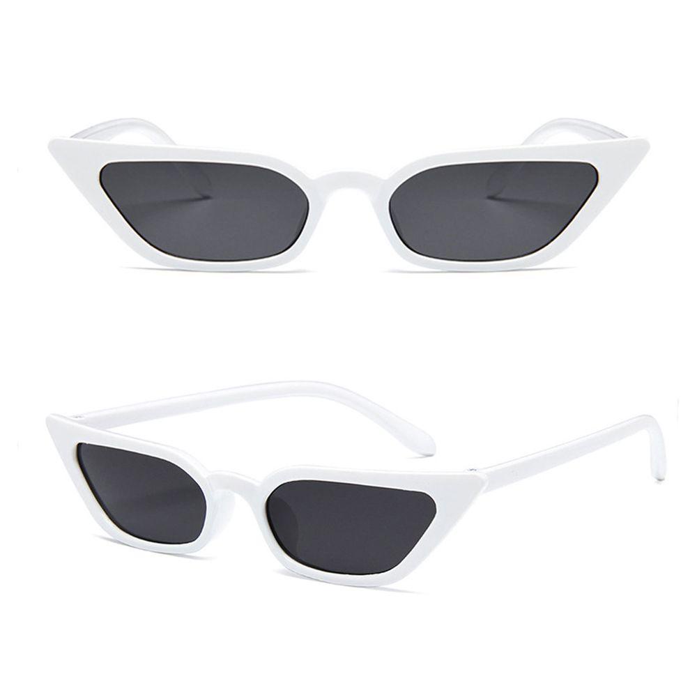 [Elegan] Cat Eye Sunglasses Sexy Retro Travel Vision Care UV400 Segitiga Kacamata Bingkai Korea Cat Eye Eyewear