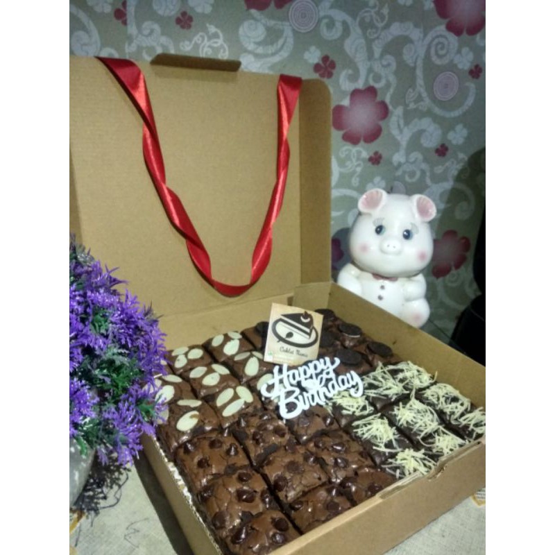 

Brownies panggang UK. 24x24