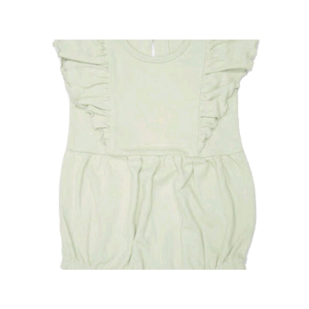 COTTON CUB RUFFLE ROMPER / ROMPER / JUMPER / FASHION