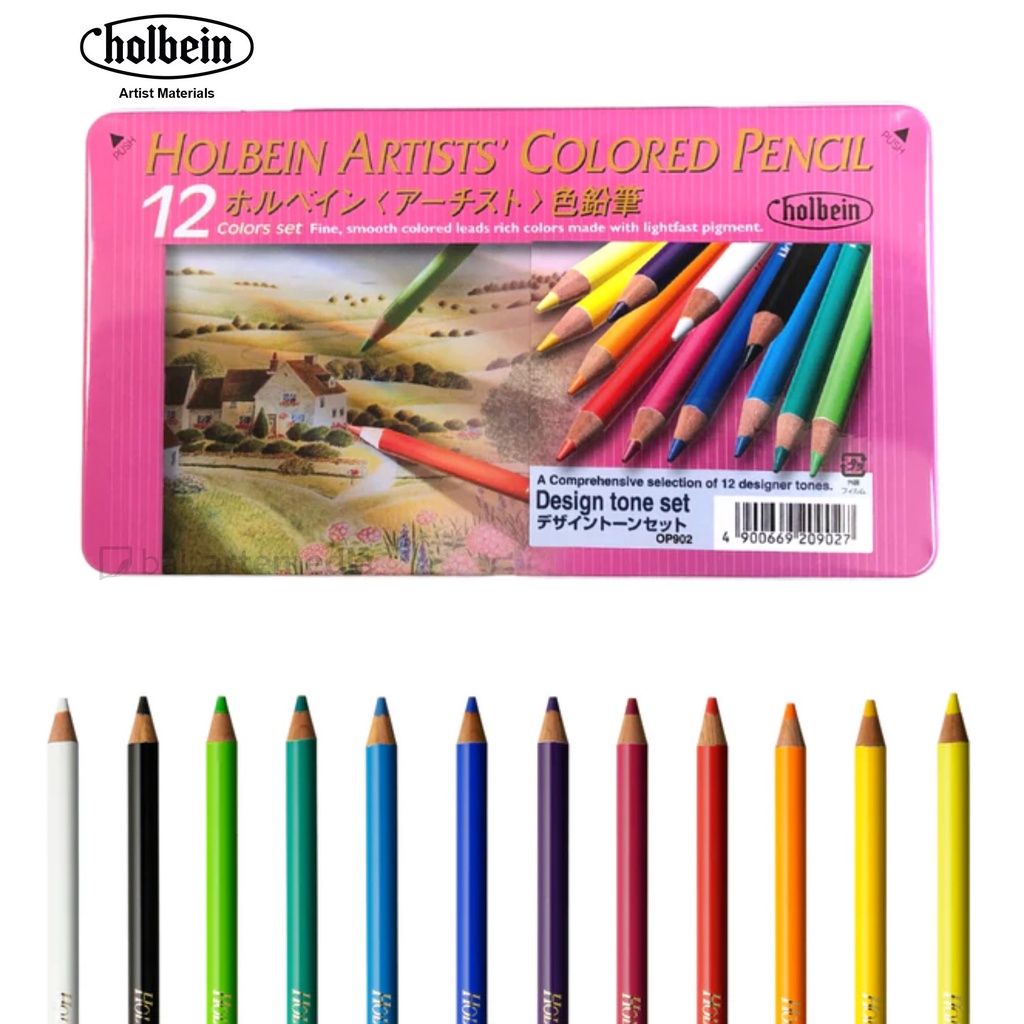 

Holbein Color Pencil Design Tone Set - Set of 12