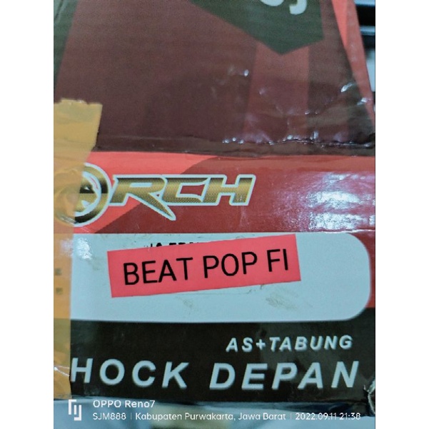 as shock depan + tabung beat pop fi