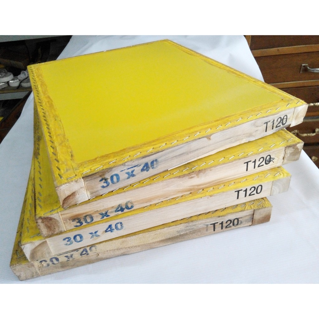 

Screen T 120 / T120 (30x40cm) Sablon Manual Untuk Cat Oil Base