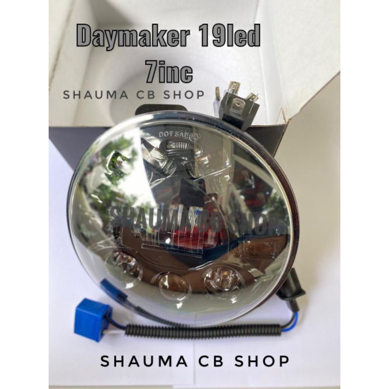 DAYMAKER 7INCH LAMPU DAYMAKER 7 INI NCH PNP BATOK NINJA,MEGAPRO,TIGER