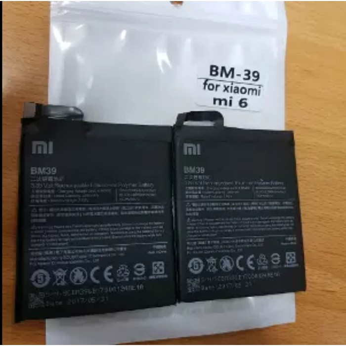 BATRE BATERAI BATTERY XIAOMI MI6 MI 6 Mi6 Mi 6 BM39 BM 39 ORIGINAL