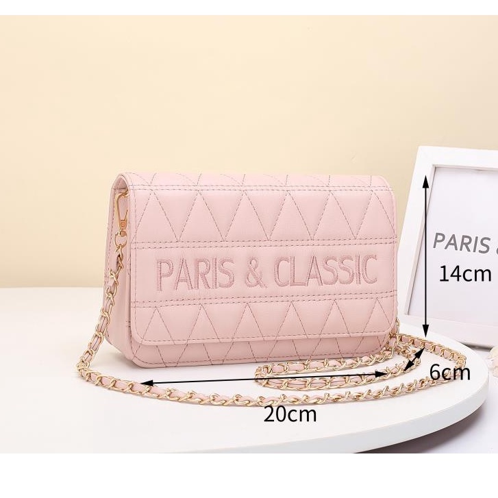 Paris Classic Tas Wanita Fashion Impor Branded Original Tas Selempang Mini Wanita  PC-2003