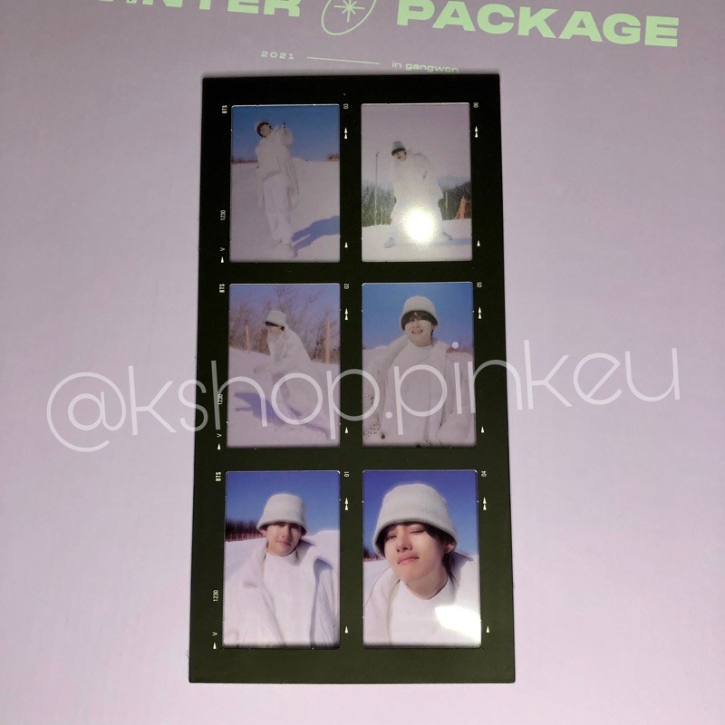 BTS Taehyung 6 Cut Photo Film Winter Package 2021