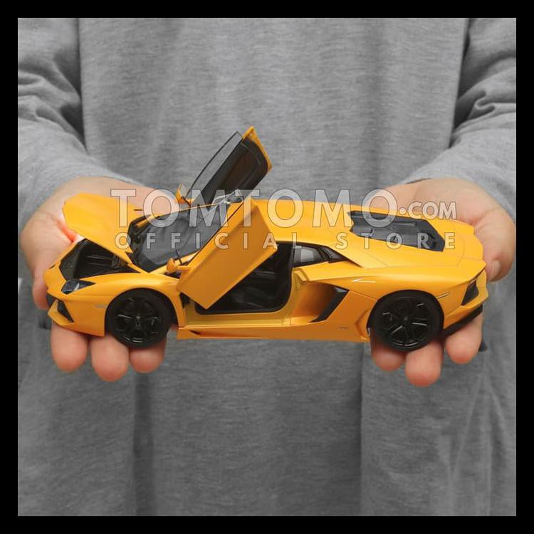 Tomtomo Lamborghini Aventador L Diecast Miniatur Mobil Mobilan Mainan Termurah