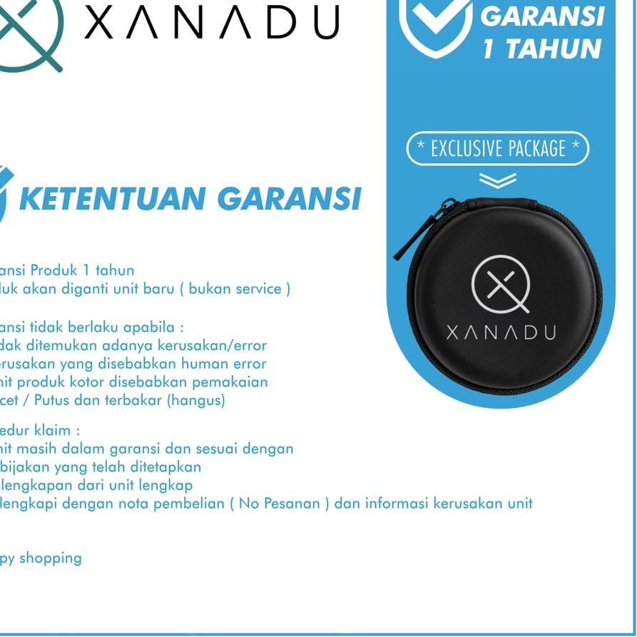 ☜ Xanadu XA99 Headset With Microphone Earphone in Ear ▼