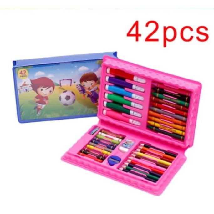 

LP378 GG - Alat Lukis Set 46 PCS Crayon Oil Paste Pensil War Arset 46p