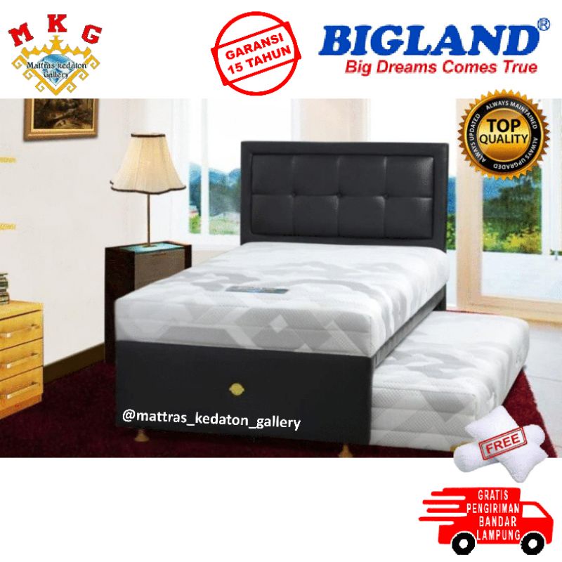 Bigland Springbed 2 in 1 Sorong Twin Tetris - Kasur Springbed Sorong 2in1