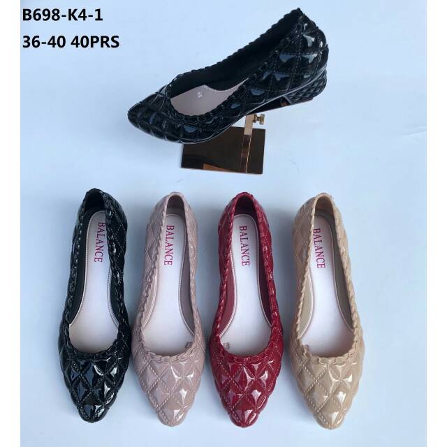 Jelly shoes wadges B698-K41 LUXURY ONE - sepatu wanita wadges