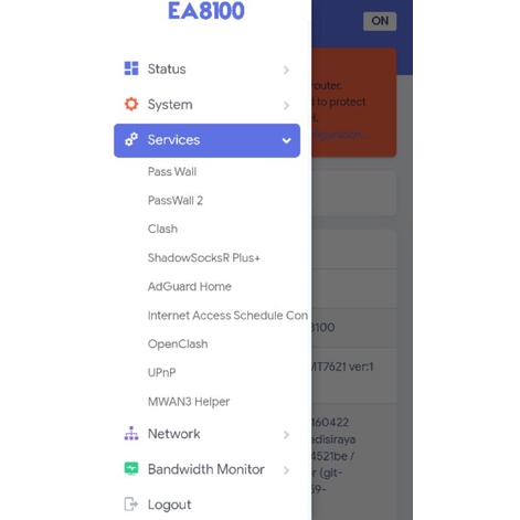 Linksys EA8100 Openwrt Support Load balancing & inejctor