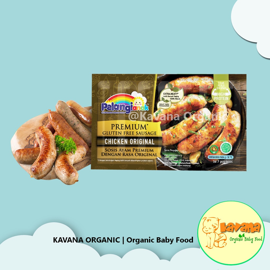 

Gluten free Sausage Chicken Original / Sosis Ayam Gluten Free Original by Pelangi Anak