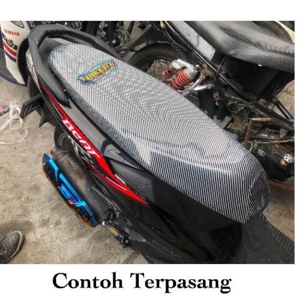 Kulit Jok Carbon By BIKER original import Thailand mio xeon beat scoopy tiger rxking vixion klx dll 
