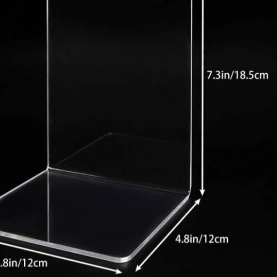 

✧ acrylic book stand / acrylic penahan buku ◊