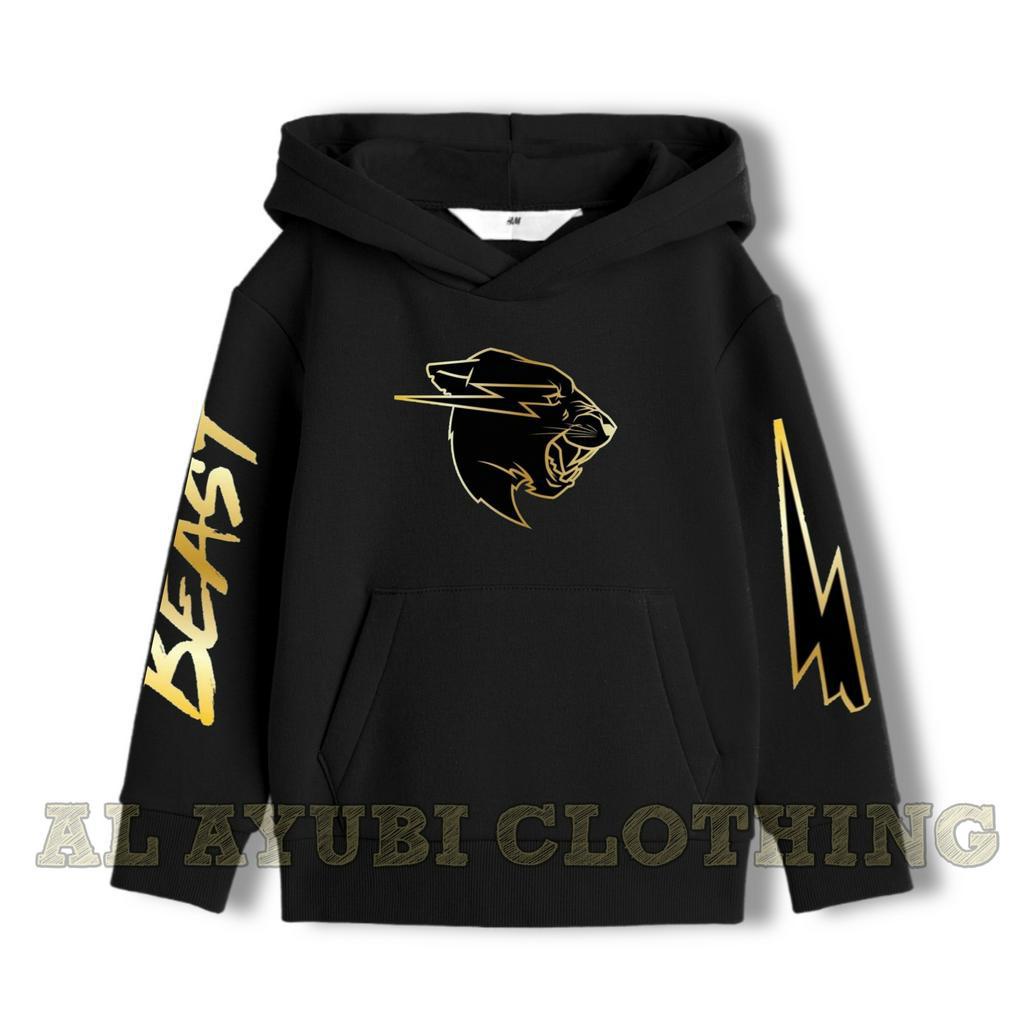 Hoodie Anak Mr Beast Gold / Jaket Sweater Anak Mr Beast Gold