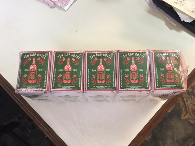 Teh Botol Hijau ( 10bks x 40g ) / Teh Hijau Bunga Melati / Teh Cap Botol Hijau