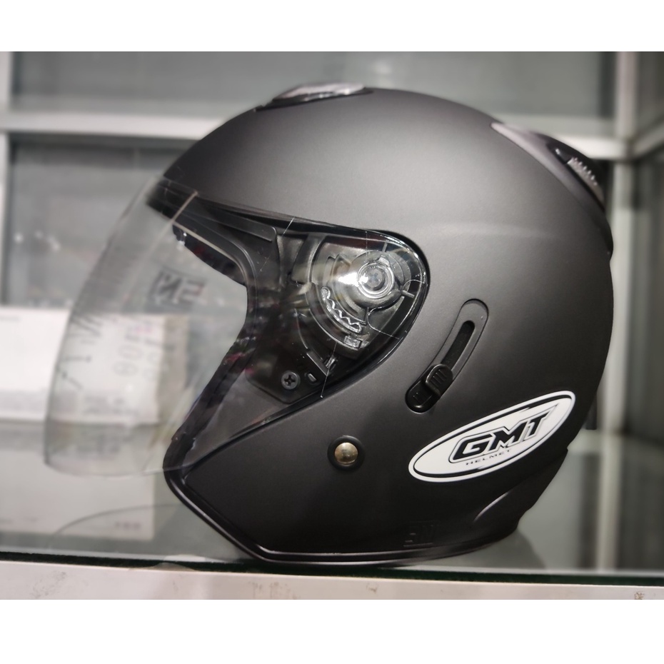 Helm GMT Centro Gunmet Doff ( Doble Visior )