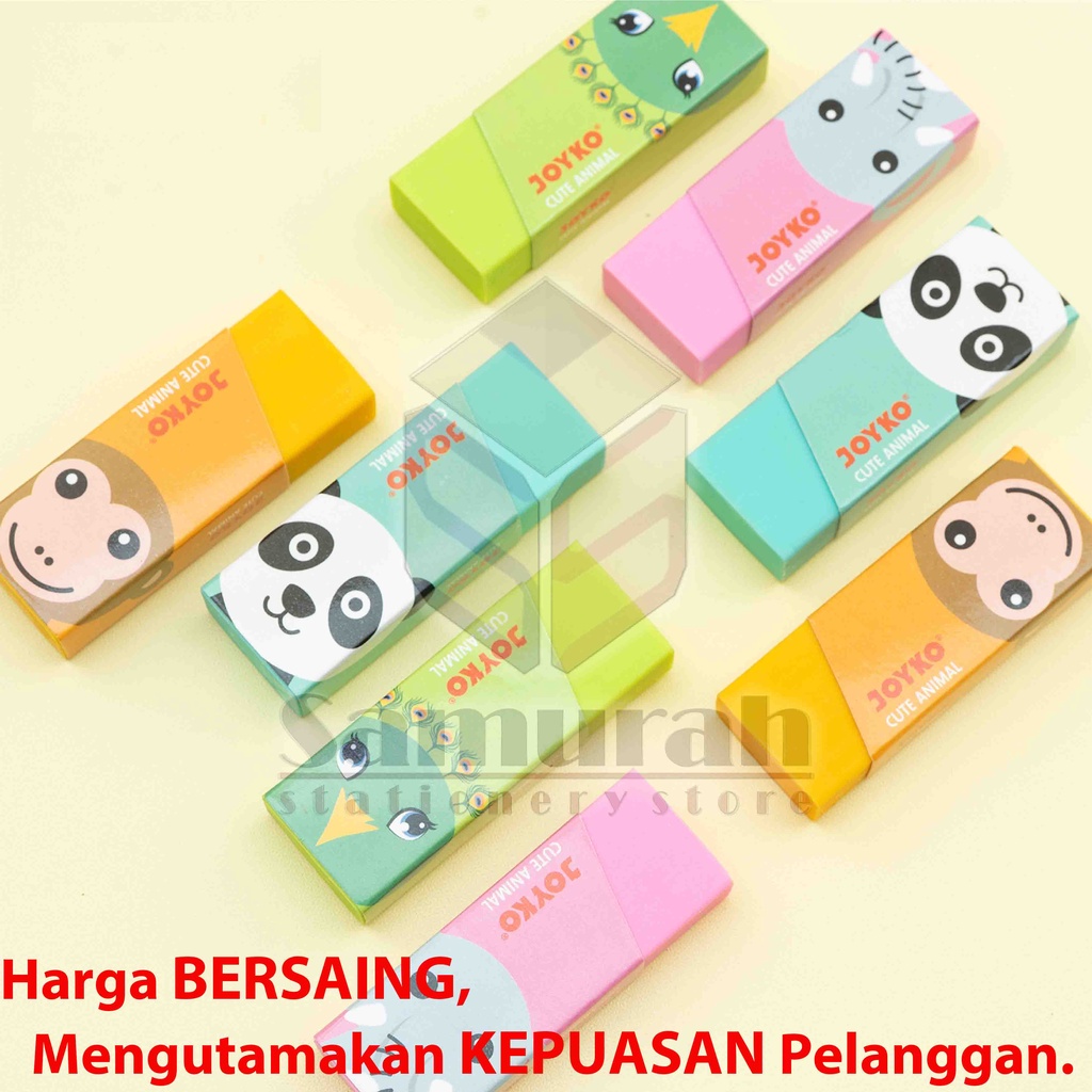 

Penghapus Pensil Joyko ER-116 Besar ( 20 Pcs ) / Eraser ER 116 Colours BIG / Hapusan Stip Fancy