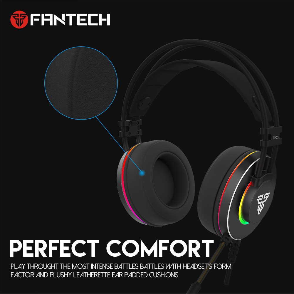 Headset Head set Earphone Headphone Game Gaming Gamers Fantech HG 23 HG-23 HG23 OCTANE 7.1 PC Laptop