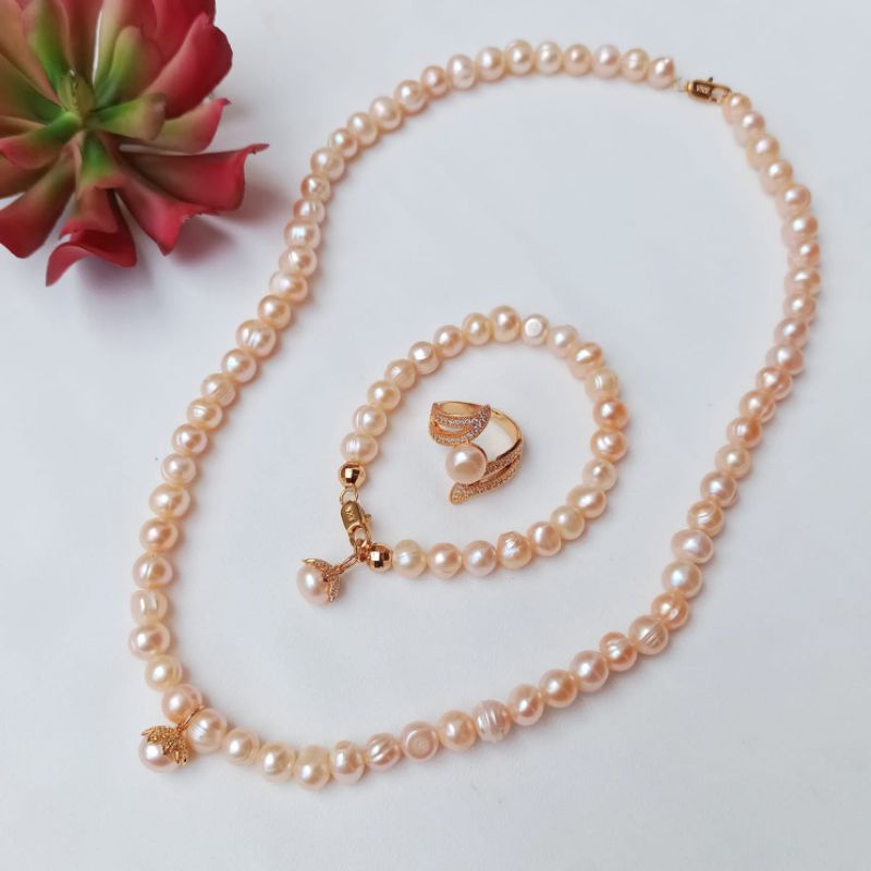 Kalung mutiara asli || Kalung mutiara air tawar || kalung mutiara air tawar || kalung mutiara berser