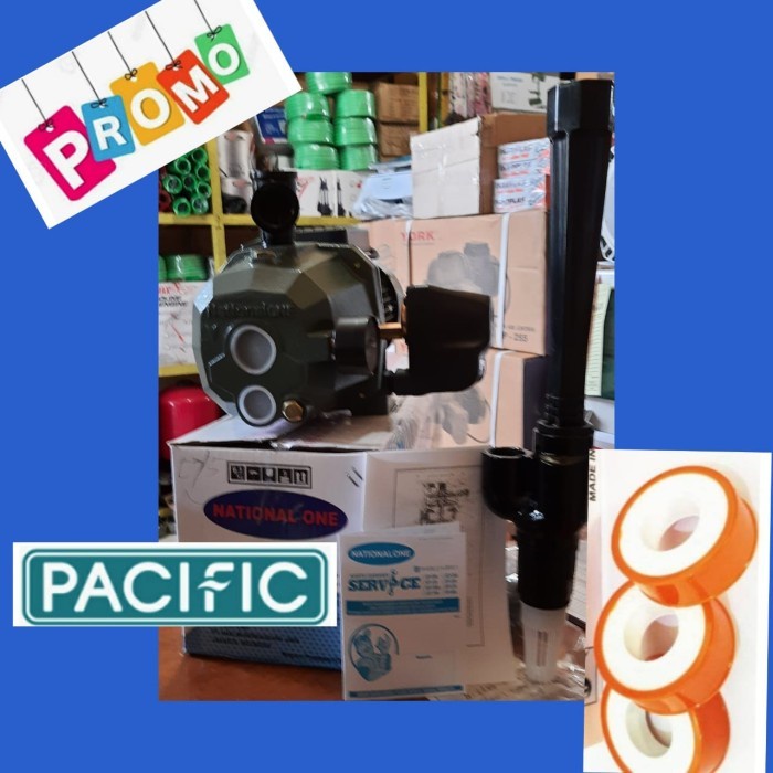 Pompa air jet pump National One DP 255 otomatis nasional 30 meter 250 watt