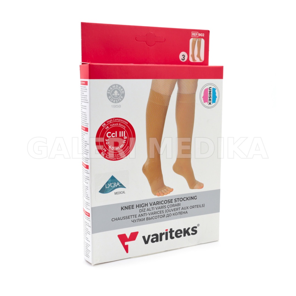 Stoking Varises / Stocking Varises Variteks 902 High Compression (Varitex) - Kompresi Berat 30-40mmHg Kelas 3 / High Compression CCL 3