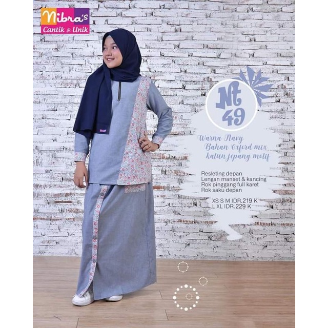 Setelan Anak Perempuan / Atas Bawah Nibras NT-49