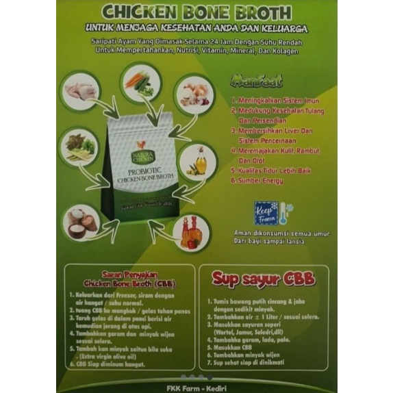 

Chicken Bone Broth, 125 ml (Putih)