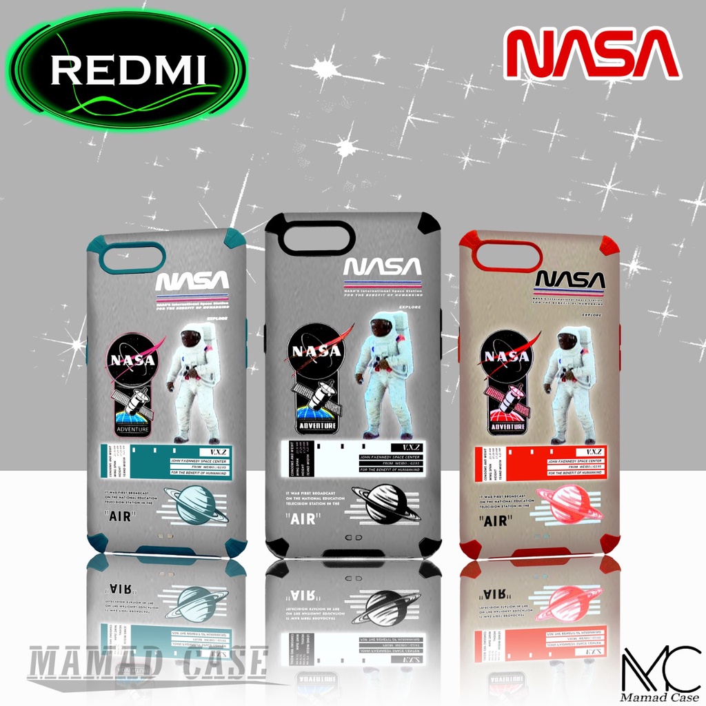 Case Redmi 8 Note 8 Pro Note 9 Casing Tide Brand NASA Skin Feel Phone Cover