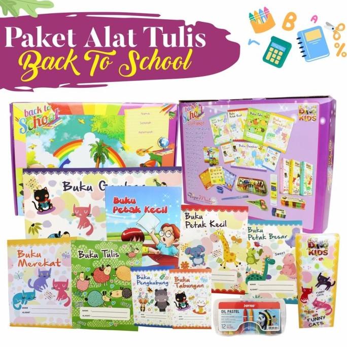

Paket Alat Tulis Perlengkapan Sekolah PAUD TK SD Back To School