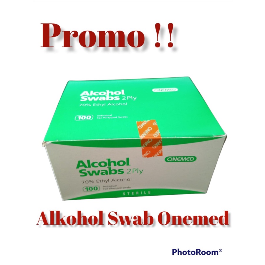 Alkohol swab ONEMED-Tissue Swab Onemed 2ply isi 100