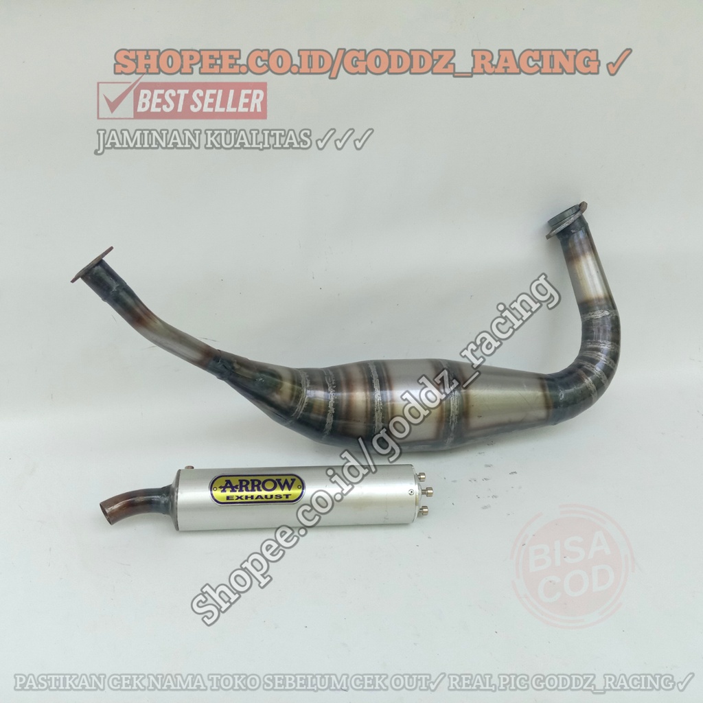 Knalpot rx king rx s ninja rr  ss galvanis Arrow