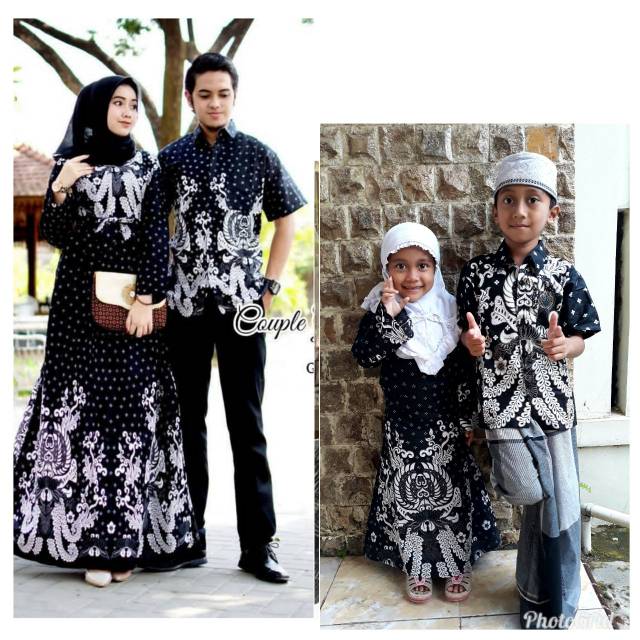 GROSIR BATIK COUPLE GAMIS SOGAN FAMILY