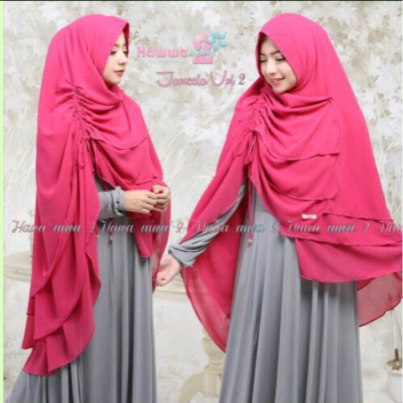 jameela khimar by hawwa khimar Swarovski branded preloved