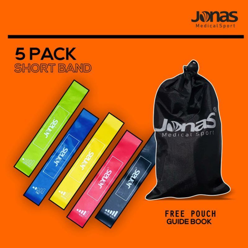 Resistance Band JONAS Hitam ORIGINAL Karet Latihan