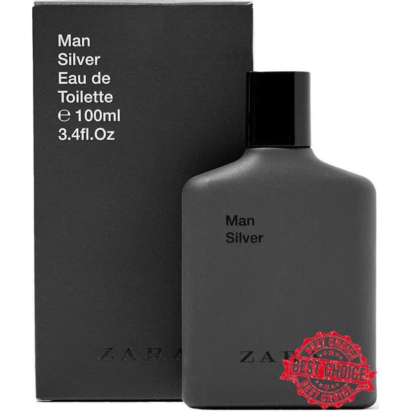 PARFUM ORIGINAL PRIA ZARA MAN SILVER PARFUME ORI EROPA REJECT NO BOX