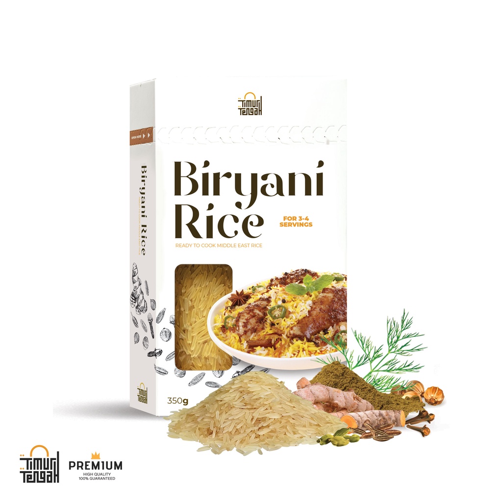 

Nasi Biryani Bumbu Timur Tengah Beras Basmati Premium High Quality