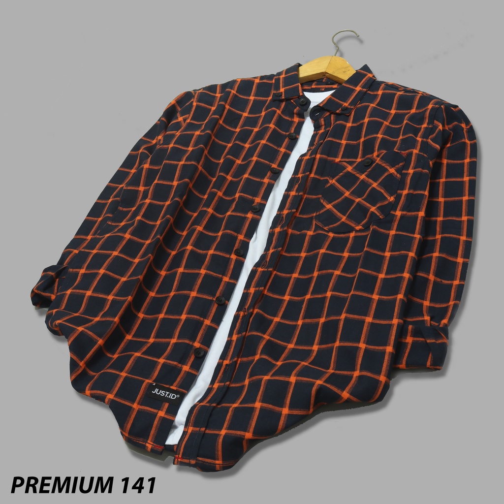 Kemeja Flanel Pria Lengan Panjang Premium Grosir Murah Unisex