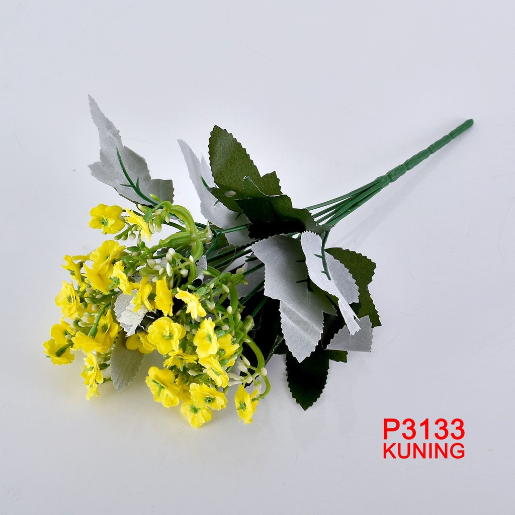 COD / TM99 BUNGA BUKET BUNGA ARTIFICIAL ROSE BUNGA PALSU IMPORT DEKORASI RUMAH / PESTA P3133-5