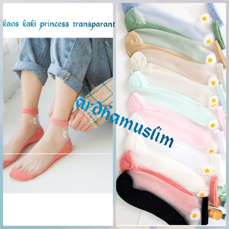 KAOS KAKI PRINCESS TRANSPARANT II KAOS KAKI FASHION JS 01