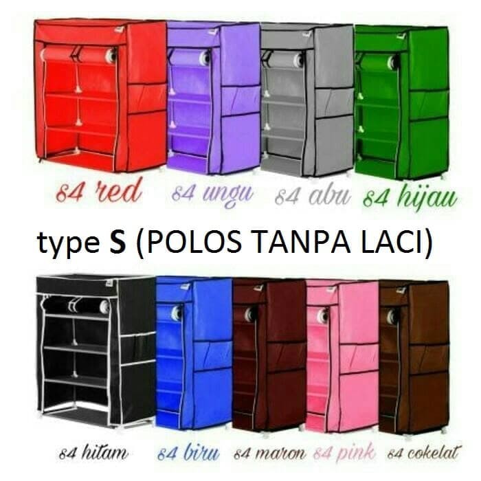 Nine Box Multi Function Shoe Rack With Dust Cover Rak Sepatu 5grid S Polos Tp F4w9 Shopee Indonesia