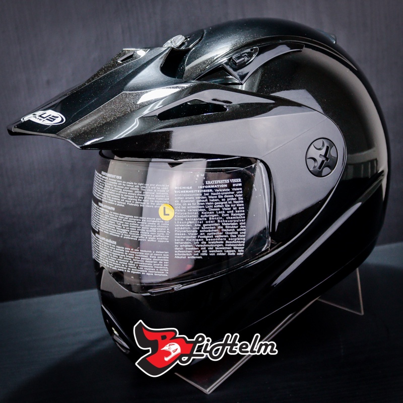 ZEUS HELM ZS2100 B SOLID | PEARL BLACK | ZS-2100 B