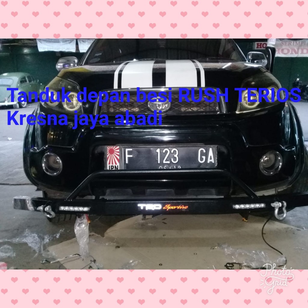 Tanduk Depan Besi Rush Terios Lama
