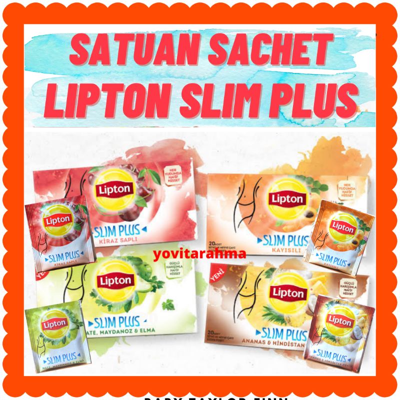 

LIPTON SLIM PLUS SATUAN SACHET TURKI TURKEY