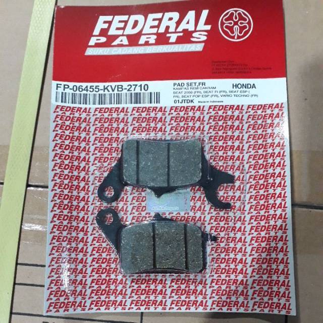Kampas rem depan honda beat f1 beat esp vario tehno vario f1 federal