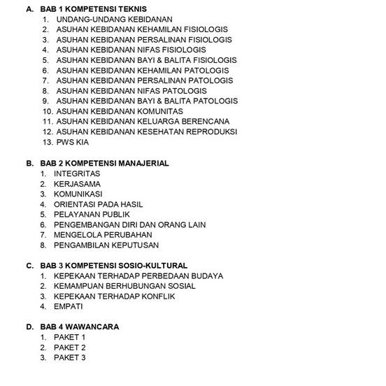 ((TERLARIS)) BUKU PPPK BIDAN BANK SOAL LENGKAP P3K BIDAN KEBIDANAN